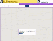 Tablet Screenshot of birthpartners.com